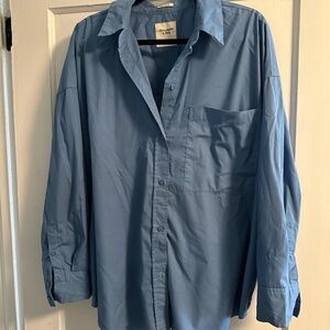 Abercrombie Blue Button Down Shirt